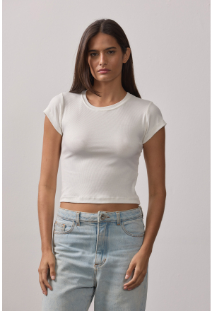 BLUSA BASICA RIBANA OFFWHITE