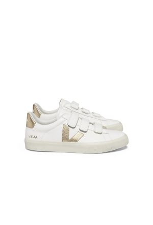 TENIS VEJA RECIFE LOGO CHROMEFREE LEATHER WHITE PLATINE