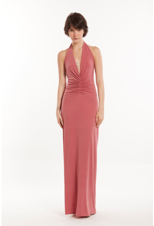 VESTIDO ANINHA LONGO CEREJEIRA