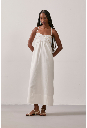 VESTIDO ALCINHA BORDADO