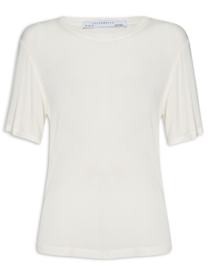 T-SHIRT OVERSIZED GAZE OFFWHITE