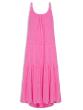 VESTIDO MAXI DECOTE U ROSA