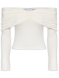 BLUSA OMBRO A OMBRO FRANZIDA OFFWHITE
