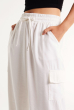 CALÇA RETA CARGO OFFWHITE