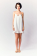 VESTIDO MINI RODADO OFFWHITE