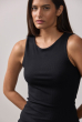 REGATA DECOTE ALTO VISCOLYCRA PRETO