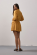 SHORT DRAPEADO CAMBRAIA MOSTARDA