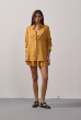 SHORT DRAPEADO CAMBRAIA MOSTARDA