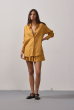 SHORT DRAPEADO CAMBRAIA MOSTARDA
