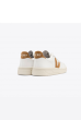 TENIS VERT V-10 COURO EXTRA-WHITE CAMEL