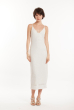 VESTIDO PAETE MIDI BRANCO