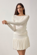 BLUSA MANGA VISCO TRICOT OFFWHITE