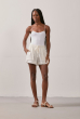 SHORT CAMBRAIA OFFWHITE