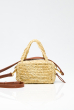 BOLSA RIVIERA RAFIA BEGE - MIL LINHAS