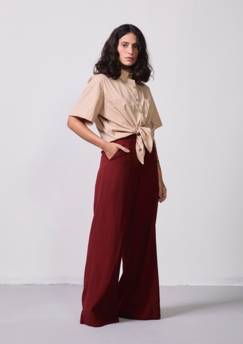 CALÇA PANTALONA SENSORIALE VINHO