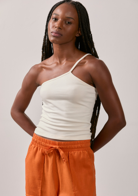 BLUSA RIBANA UM OMBRO OFFWHITE