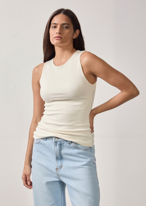 REGATA DECOTE ALTO CANELADA OFFWHITE