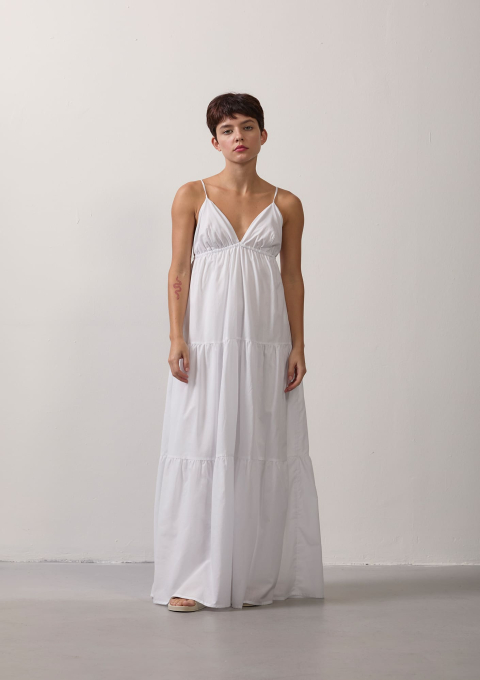 VESTIDO ALÇA RODADO BRANCO