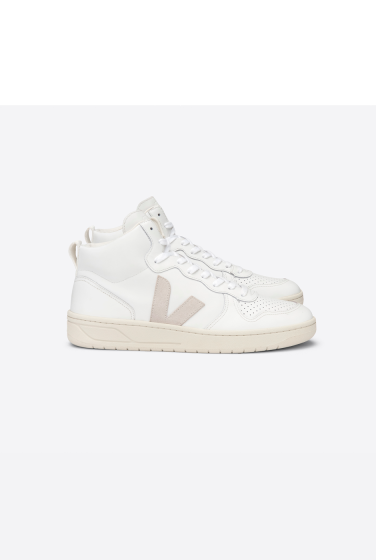 TENIS VERT V-15 COURO EXTRA-WHTE NATURAL