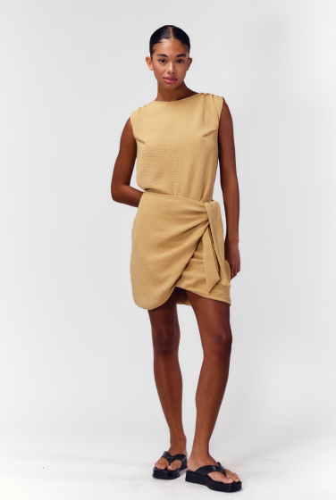 BLUSA REGATA OMBRO FRANZIDO