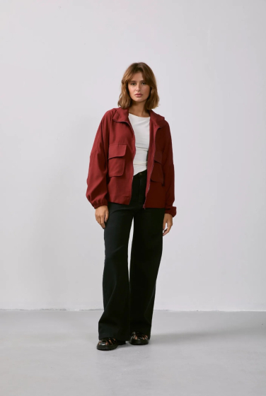 PARKA CAPUZ SENSORIALE VINHO