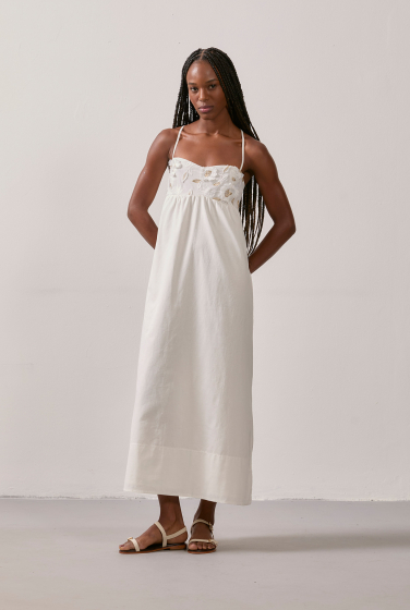 VESTIDO ALCINHA BORDADO